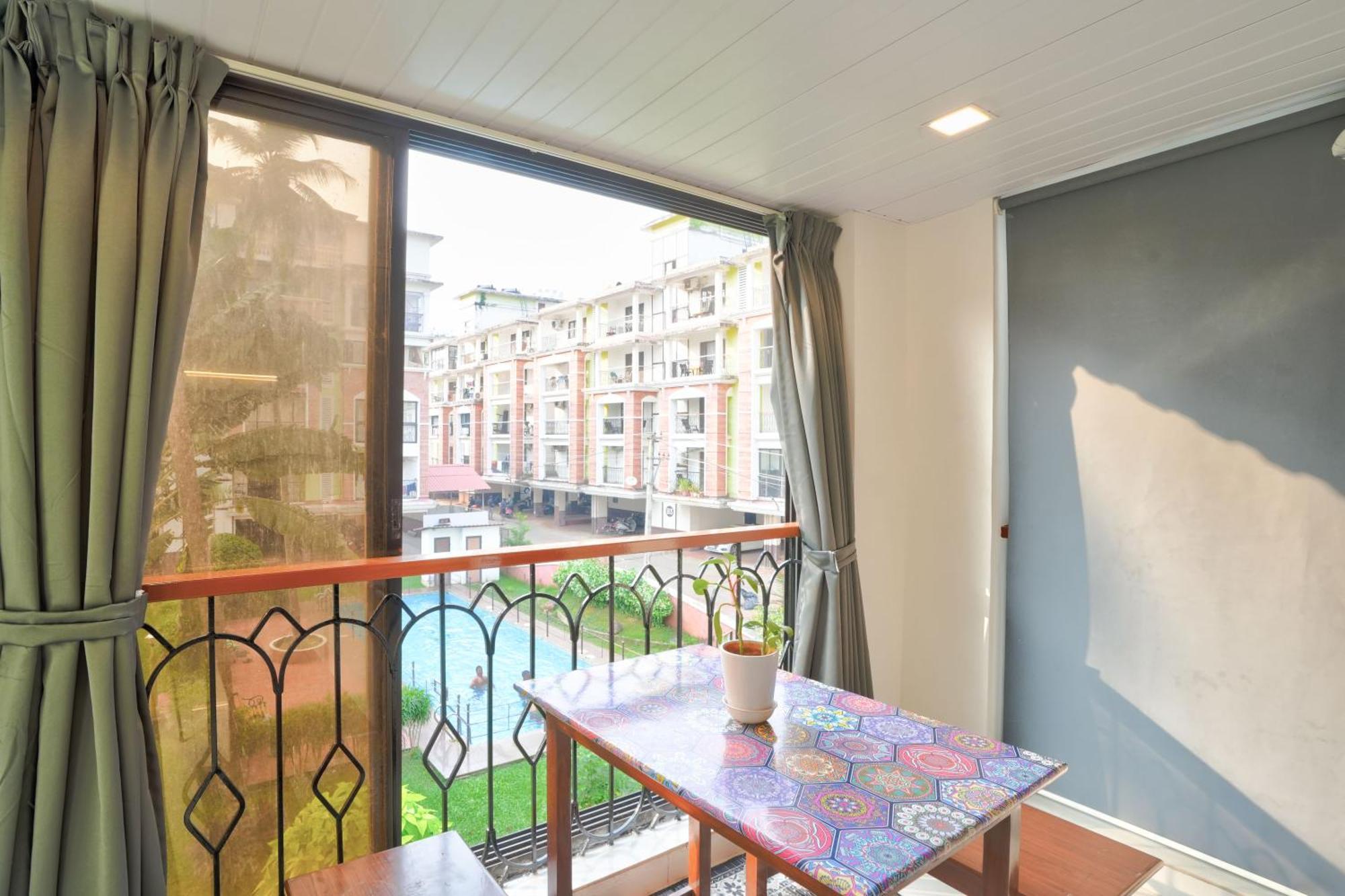Amazing Pool View Candolim Goa 2Bhk Apartment Exterior photo